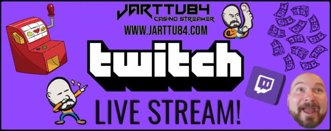 Live Casino Stream By Jarttu84 at Twitch - Gambling, Slots, Giveaways